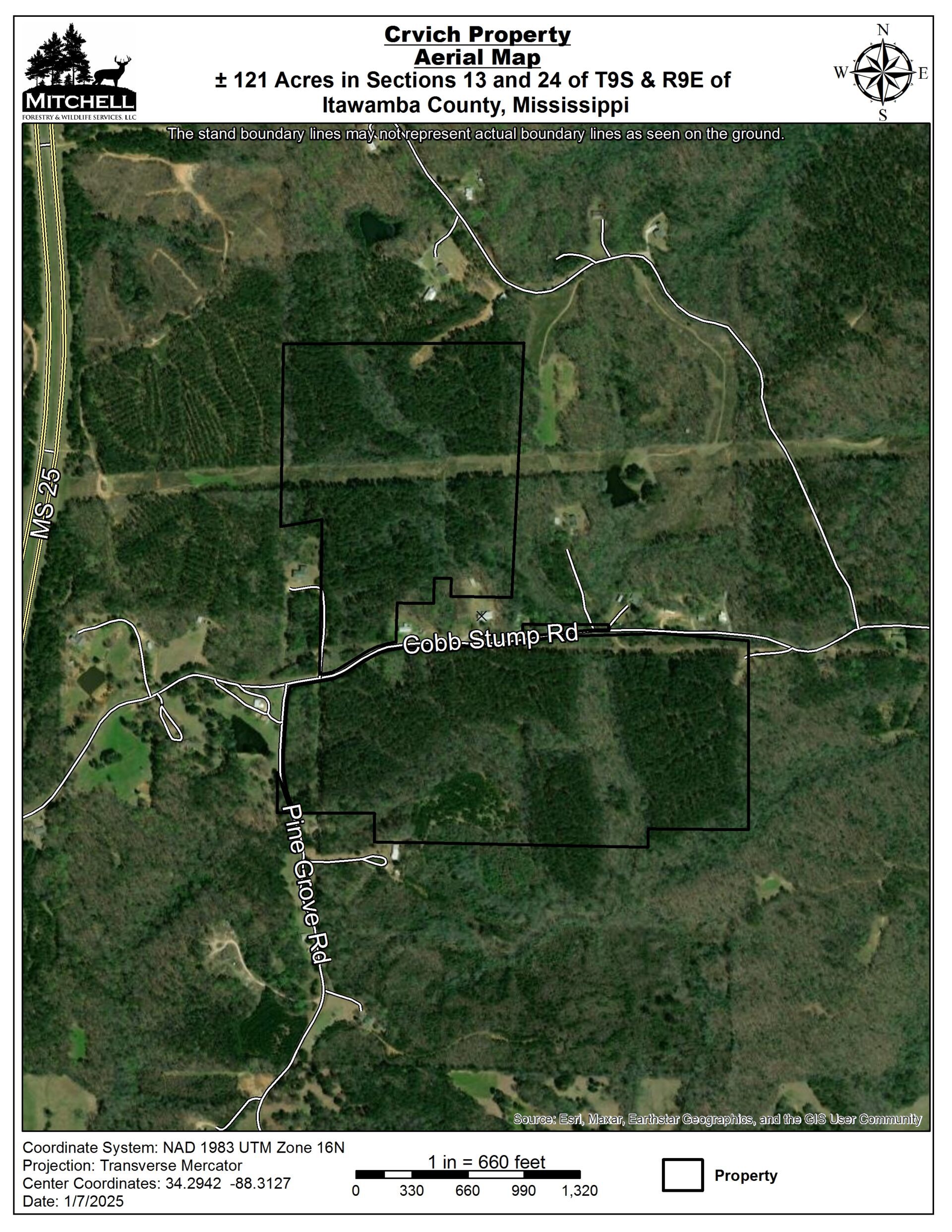 Crvich Aerial Map